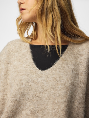 PIECES Pullover 'PCALLIE' i beige