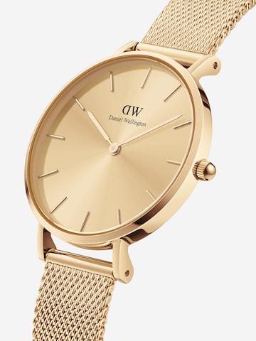 Daniel Wellington Zegarek analogowy 'Petite Unitone G Gold' w kolorze złoty