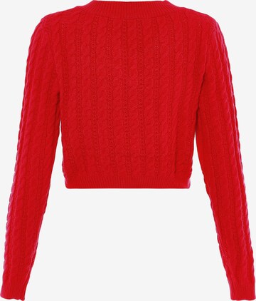 raudona MYMO Megztinis