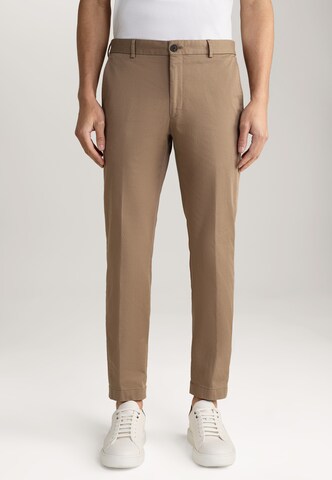 JOOP! Slim fit Chino trousers 'Hank' in Brown: front