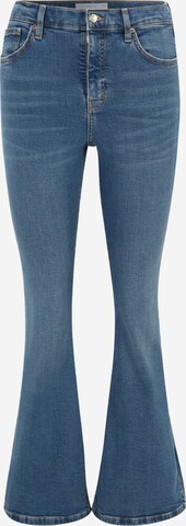 TOPSHOP Petite Flared Jeans i blå: framsida