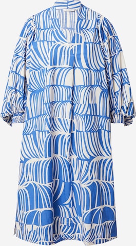 Robe 'MANalo' Masai en bleu : devant