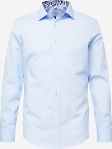 SEIDENSTICKER - Camisa de negocios en azul: frente