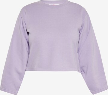 MYMO Sweatshirt in Lila: voorkant