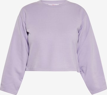Sweat-shirt MYMO en violet : devant