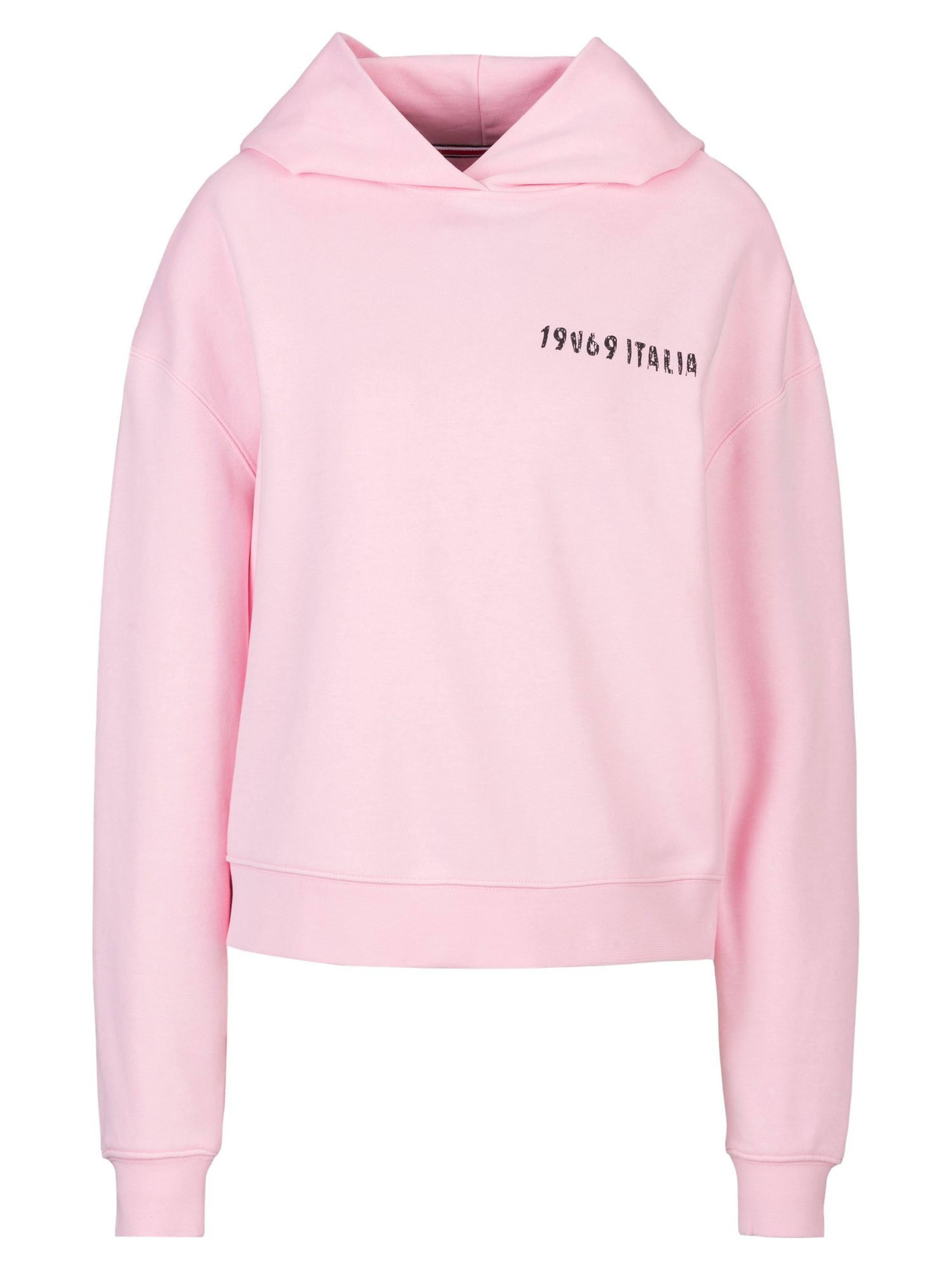 Felpa 'Kara Italia' di 19V69 ITALIA in rosa: frontale