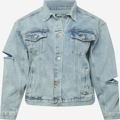 Missguided Plus Jacke in blue denim, Produktansicht