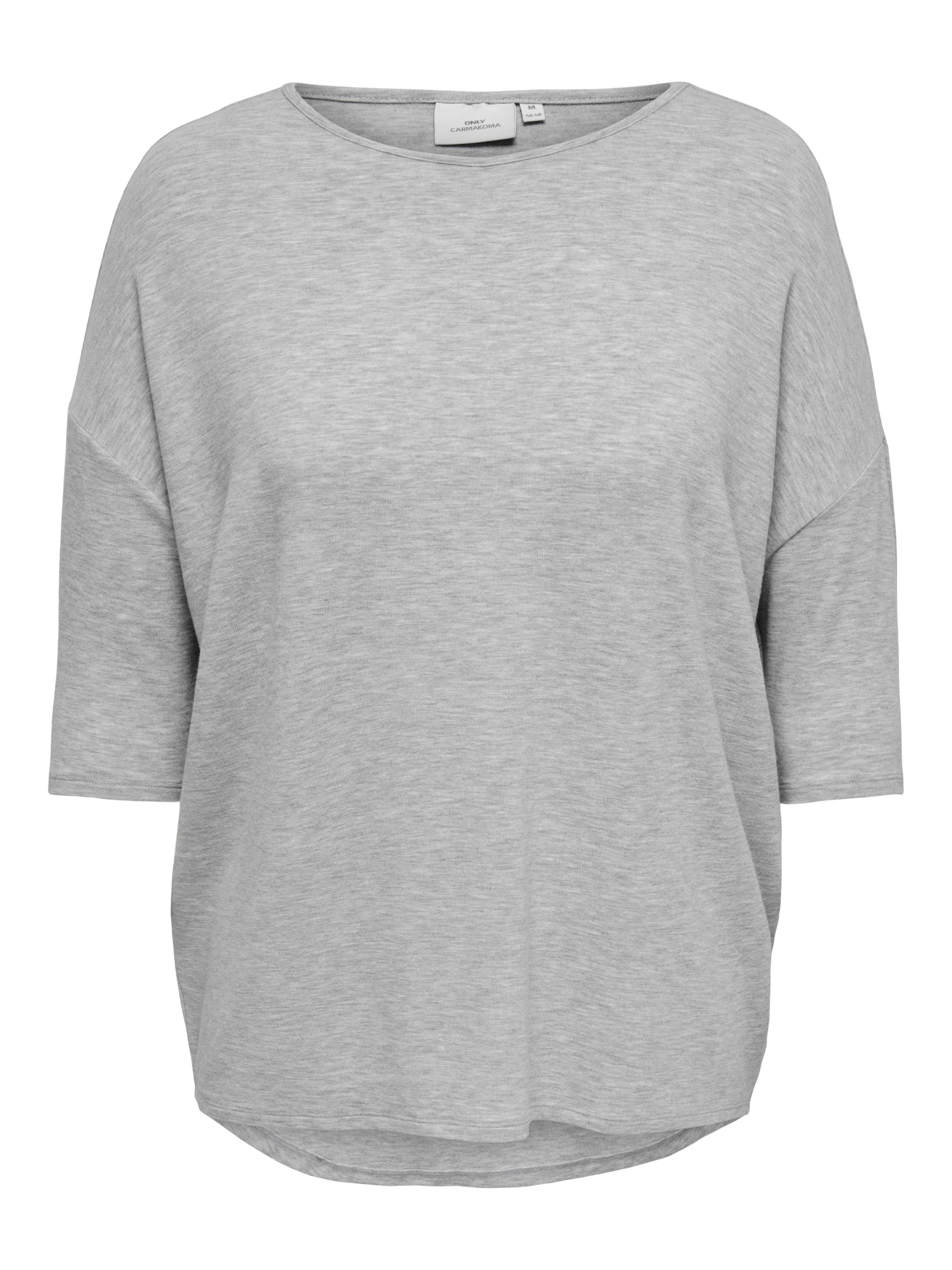 ONLY Carmakoma Shirt 'CARLamour' in Grau: Vorderseite