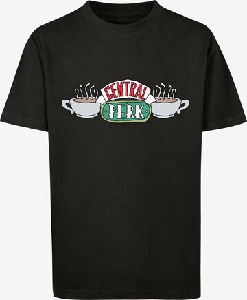 F4NT4STIC T-Shirt 'Friends Central Perk Sketch' in Schwarz: predná strana
