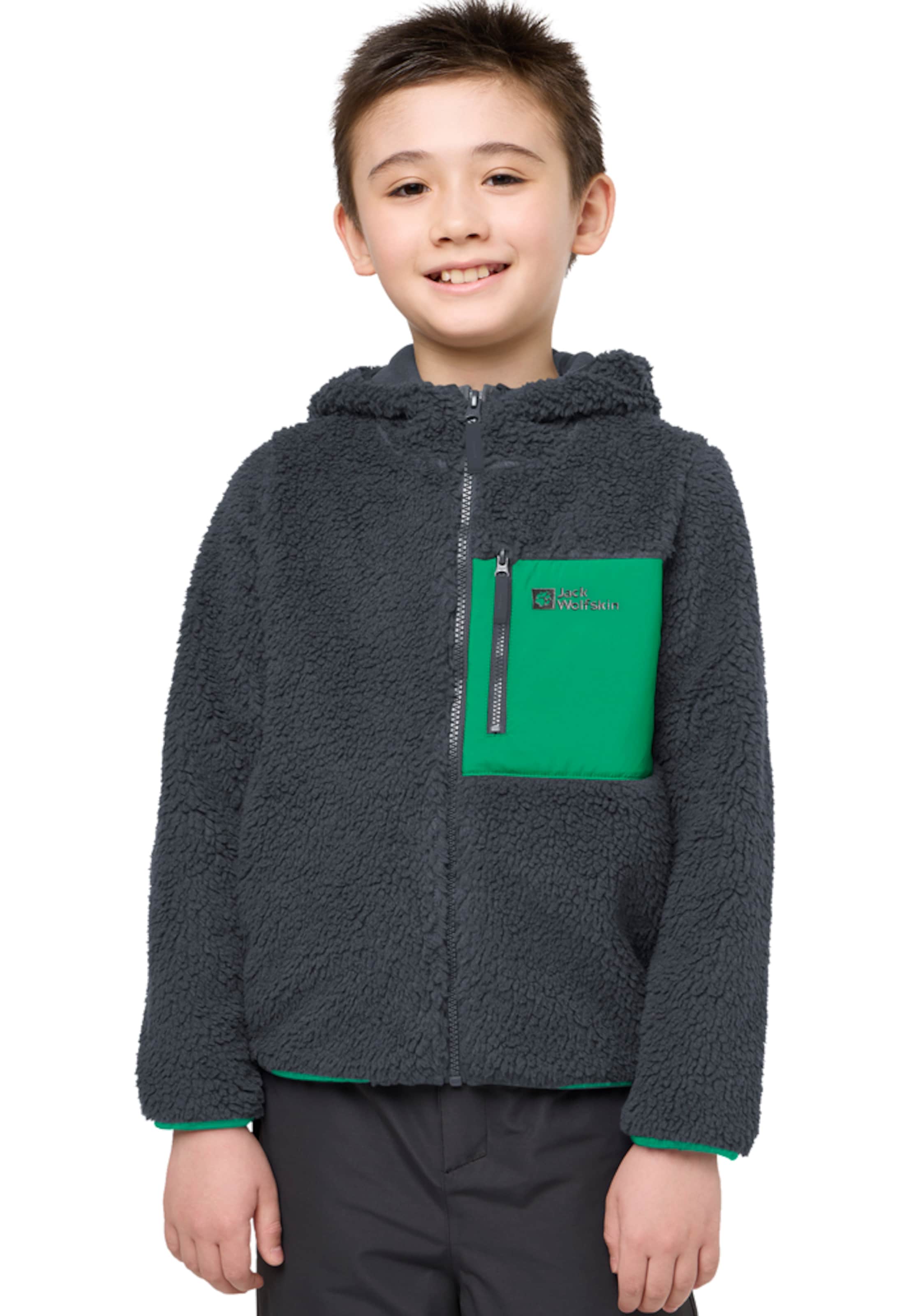 JACK WOLFSKIN Funktionsfleecejacke in Grau