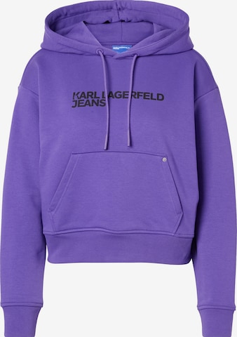 KARL LAGERFELD JEANS Sweatshirt in Lila: voorkant