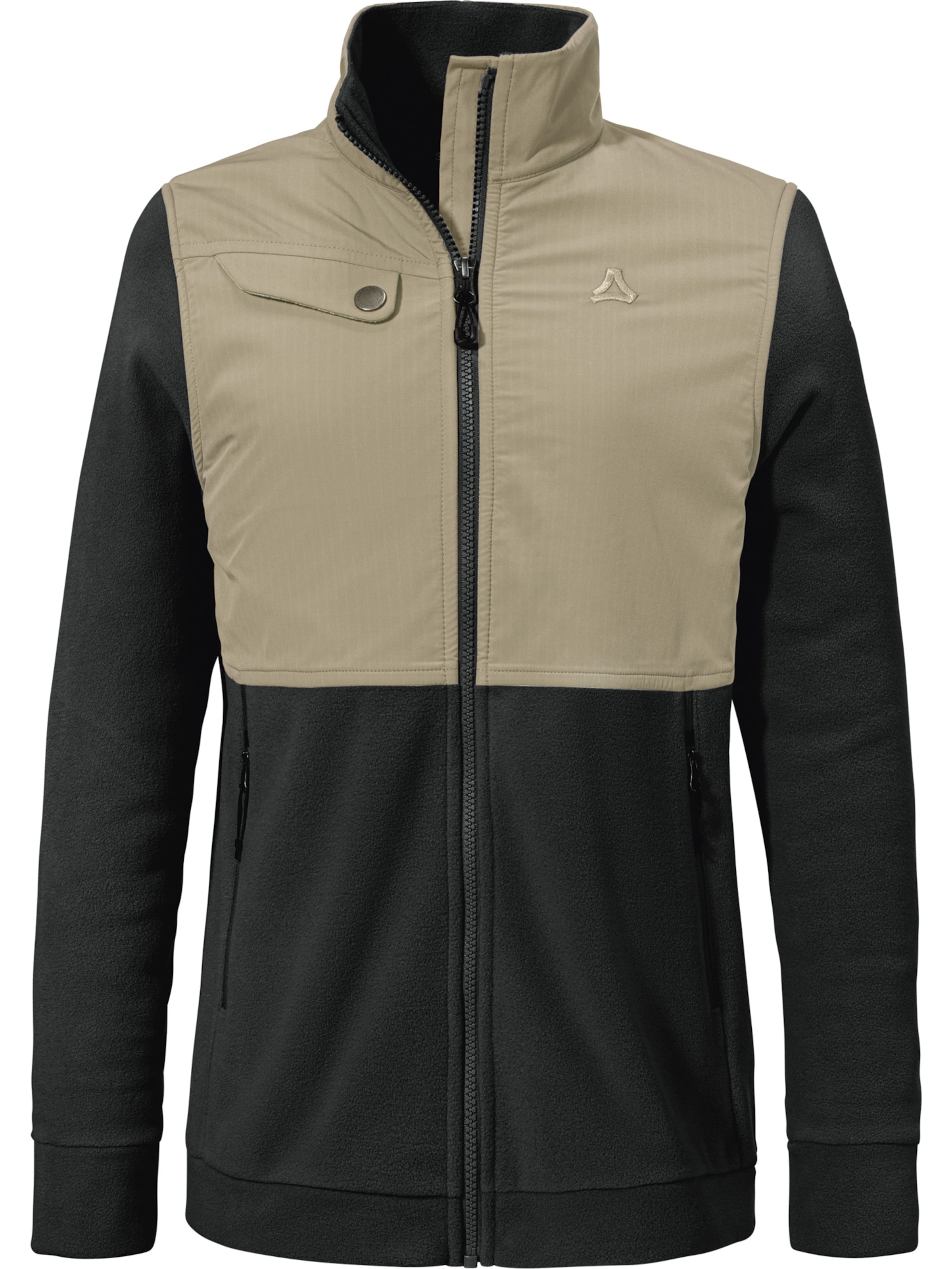 Veste en polaire fonctionnelle 'Maghera' Schöffel en noir : devant