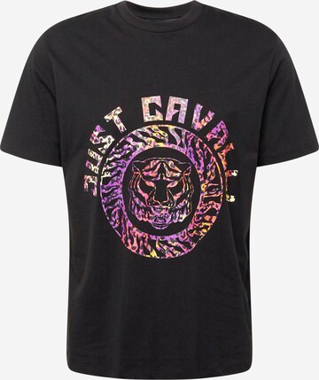 T-Shirt Just Cavalli en noir : devant