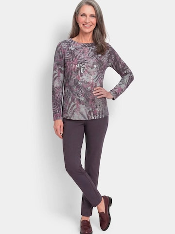 Sweat-shirt Goldner en violet : devant