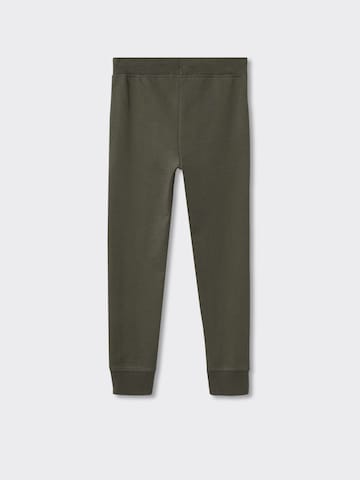 MANGO KIDS Tapered Hose 'FRANCIA 3' in Grün