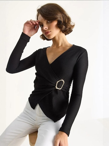 Camicia da donna di Bianco Lucci in nero