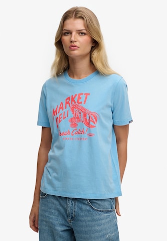 T-shirt 'Roadside Trade' Superdry & Co en bleu : devant