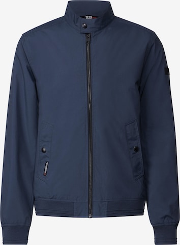 Street One MEN Between-Season Jacket in Blue: front