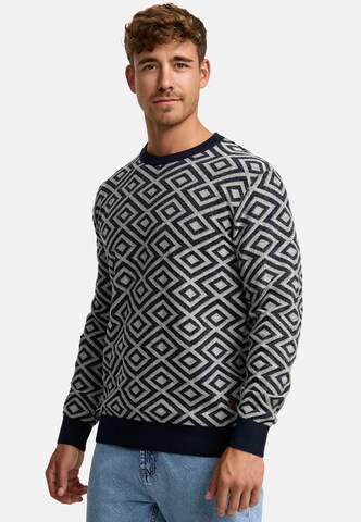 INDICODE JEANS Sweater 'Scott' in Blue