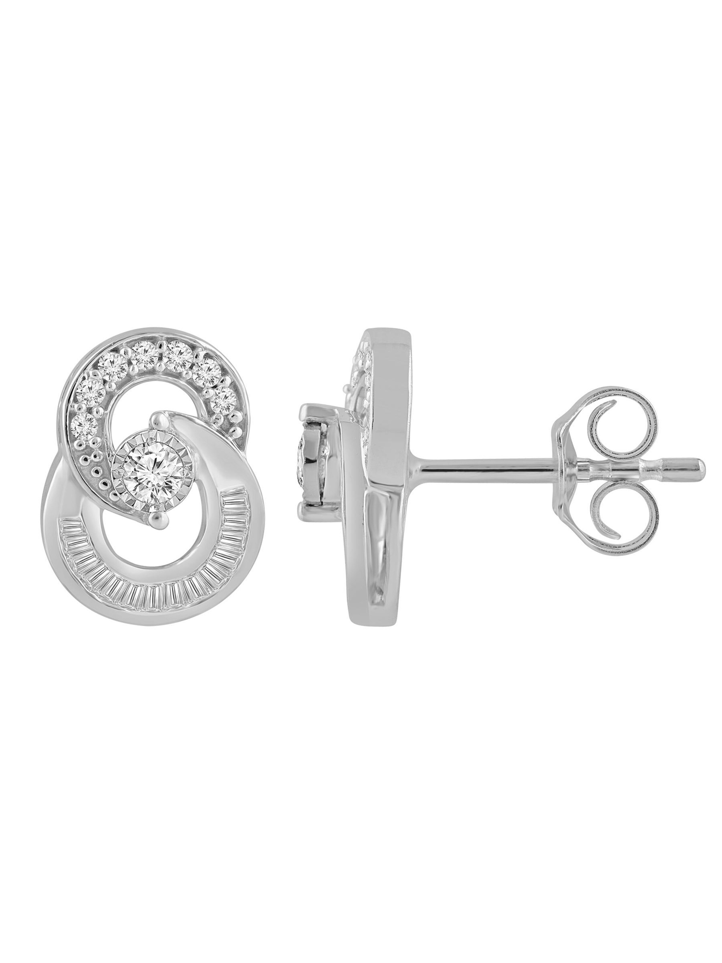 Diamant Exquis Earrings in Silver