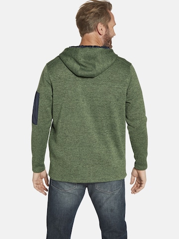 Jan Vanderstorm Zip-Up Hoodie ' Asva ' in Green