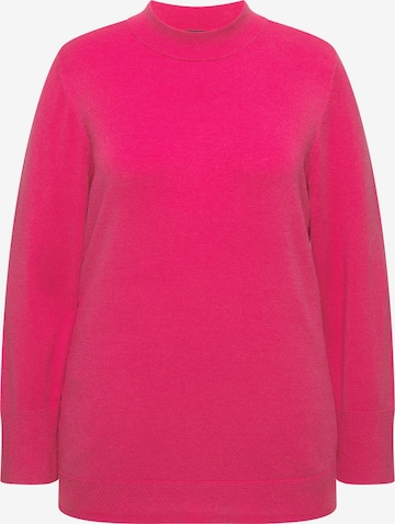 Pull-over Ulla Popken en rouge : devant