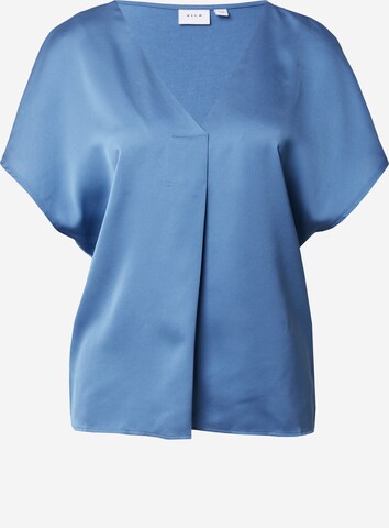 VILA Blouse 'ELLETTE' in Blauw: voorkant