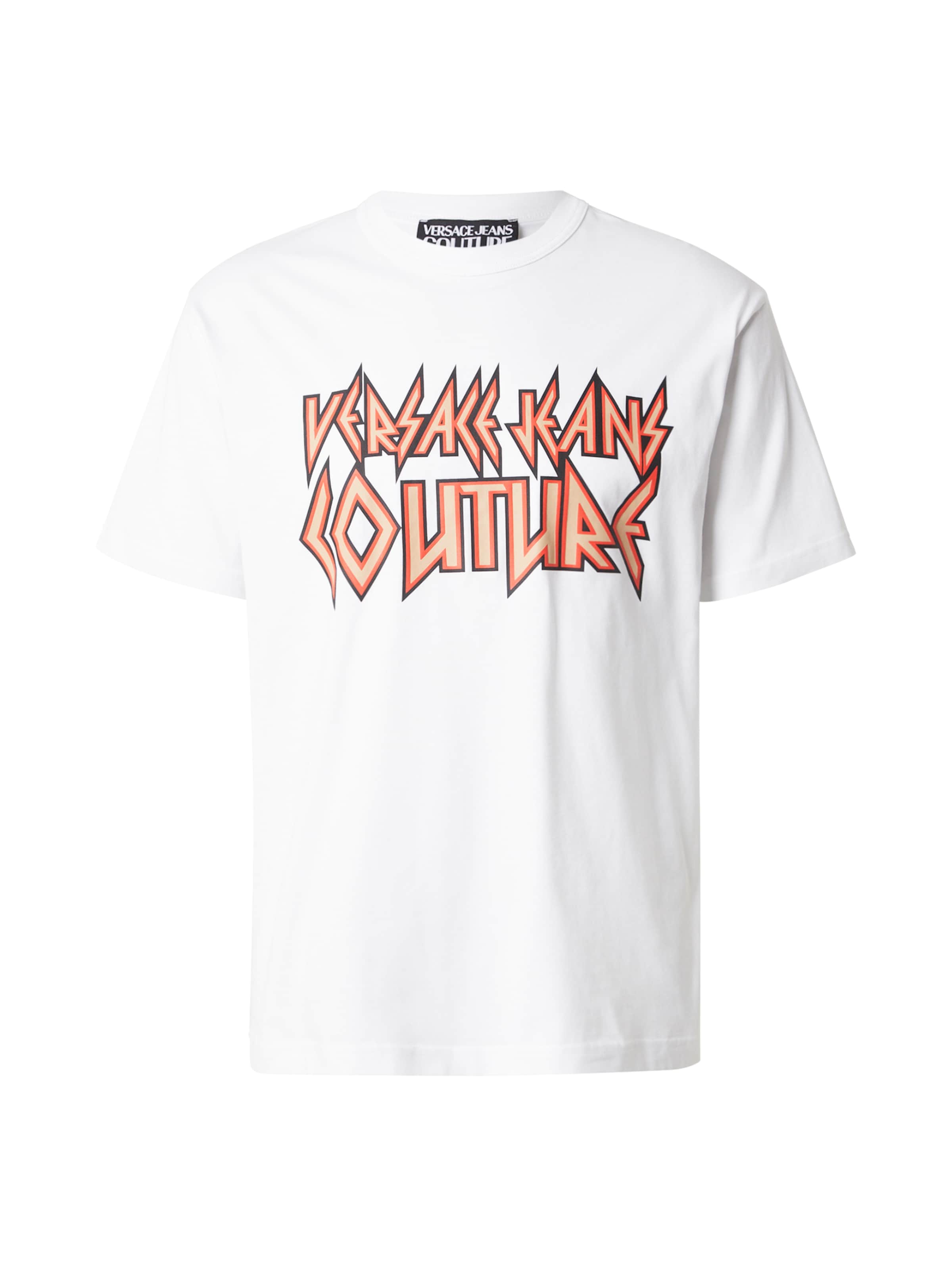 Versace Jeans Couture Μπλουζάκι σε λευκό: μπροστά