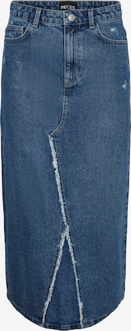 PIECES Nederdel 'ALFI' i blå: forside