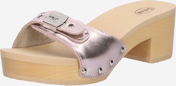 Scholl Iconic - Zuecos 'PESCURA IBIZA' en rosa: frente