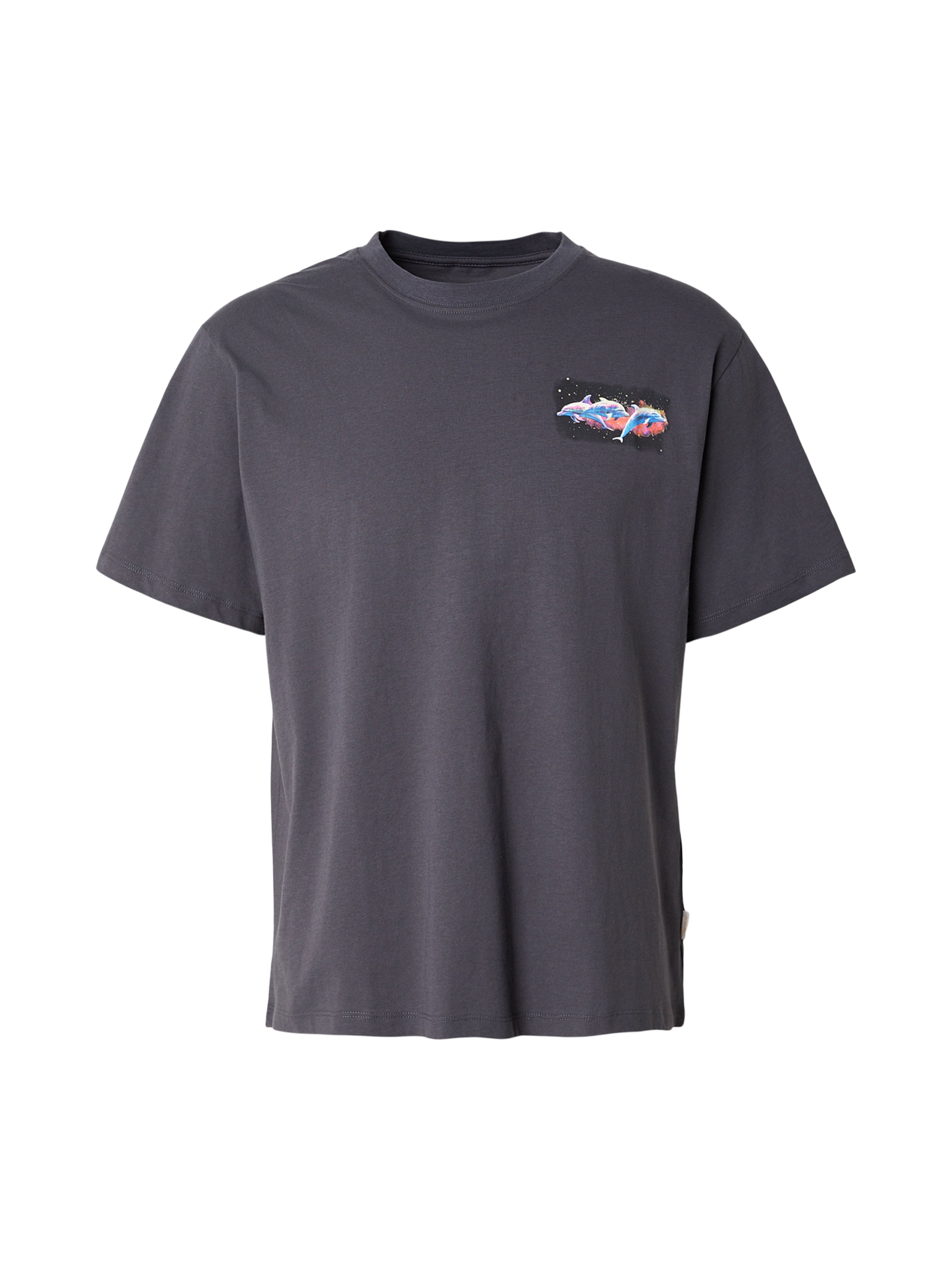 JACK & JONES Paita 'JORAIRBRUSH' värissä harmaa: etupuoli