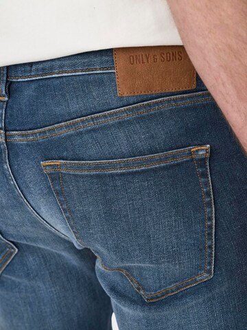 Only & Sons Slim fit Jeans 'ONSLoom' in Blue