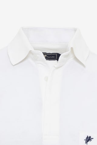 DENIM CULTURE Μπλουζάκι 'ALARIC' σε λευκό