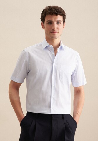 SEIDENSTICKER Regular fit Business shirt in Blue: front