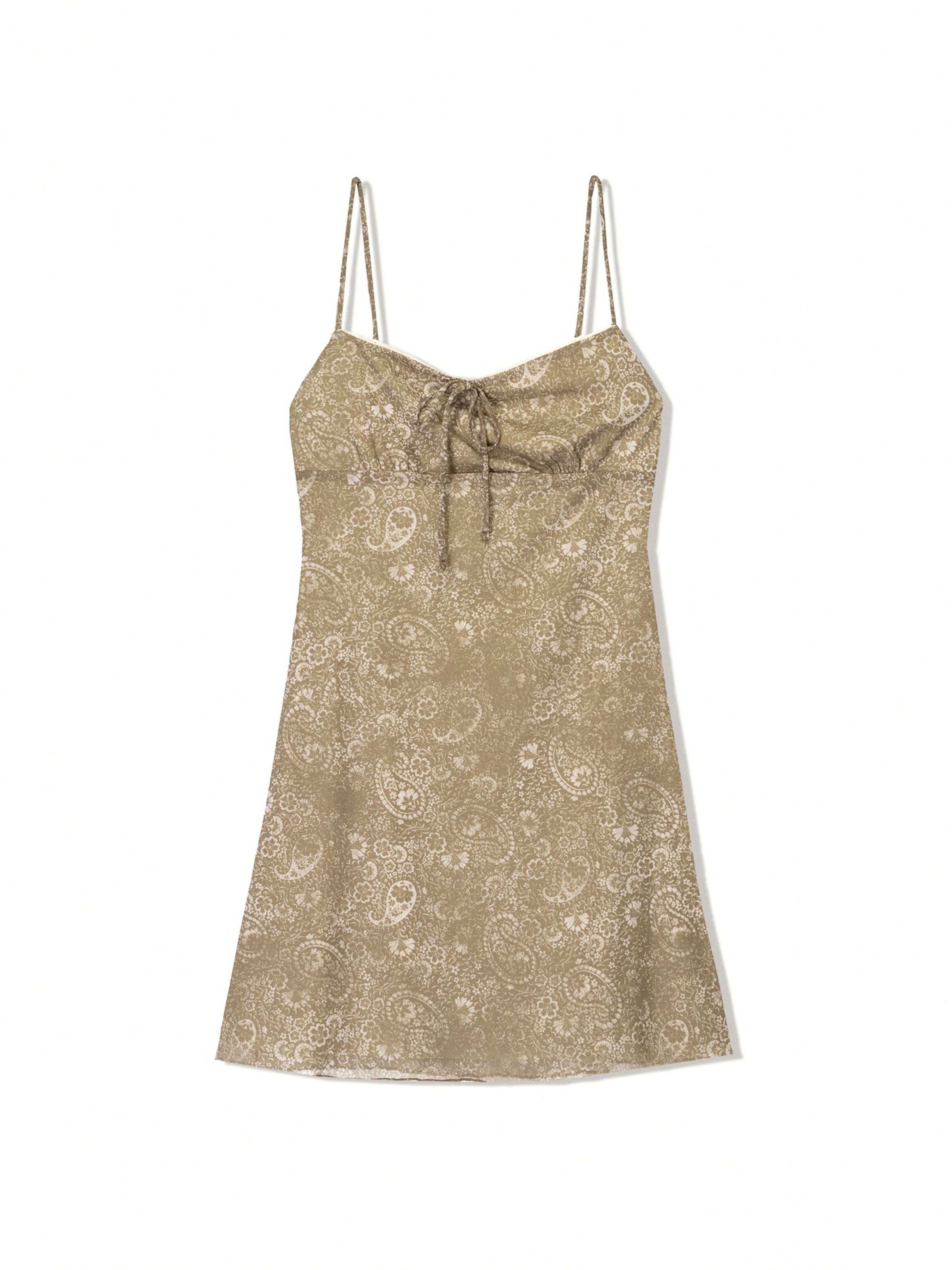 Bershka Klänning i grön: framsida