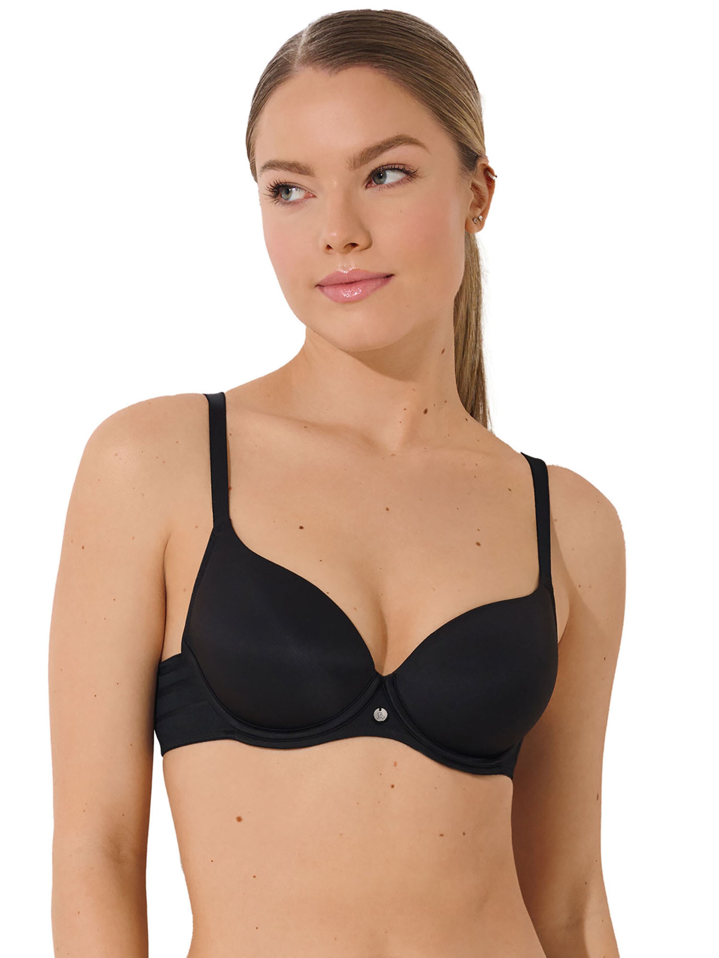 Lisca T-Shirt BH 'Alegra'‌‌‌‌‌ in Schwarz