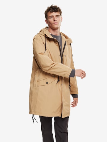 ESPRIT Tussenparka in Beige: voorkant