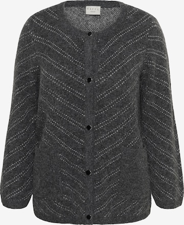 Cardigan 'Hilma ' KAFFE CURVE en gris : devant