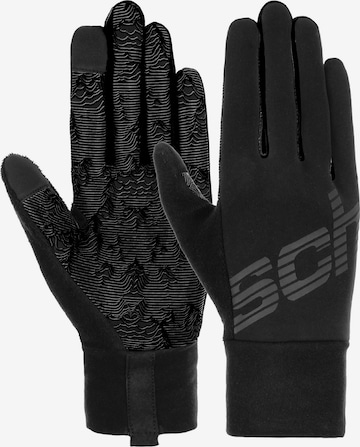 REUSCH Athletic Gloves 'Ian TOUCH-TEC™' in Black: front