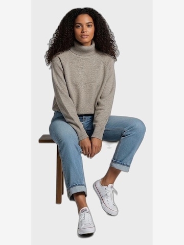 Fresh Flower Pullover in Beige: Vorderseite