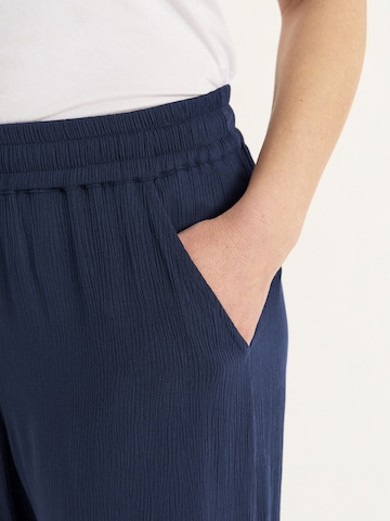 Cellbes of Sweden Wide leg Broek in Blauw