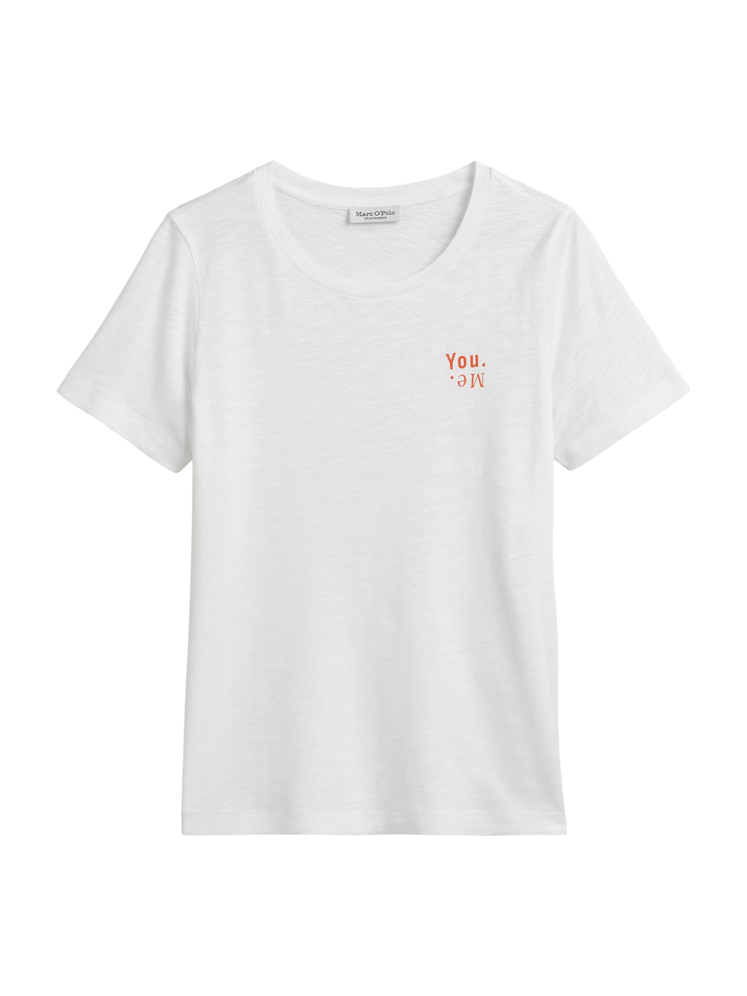 Marc O'Polo Μπλουζάκι σε λευκό: μπροστά