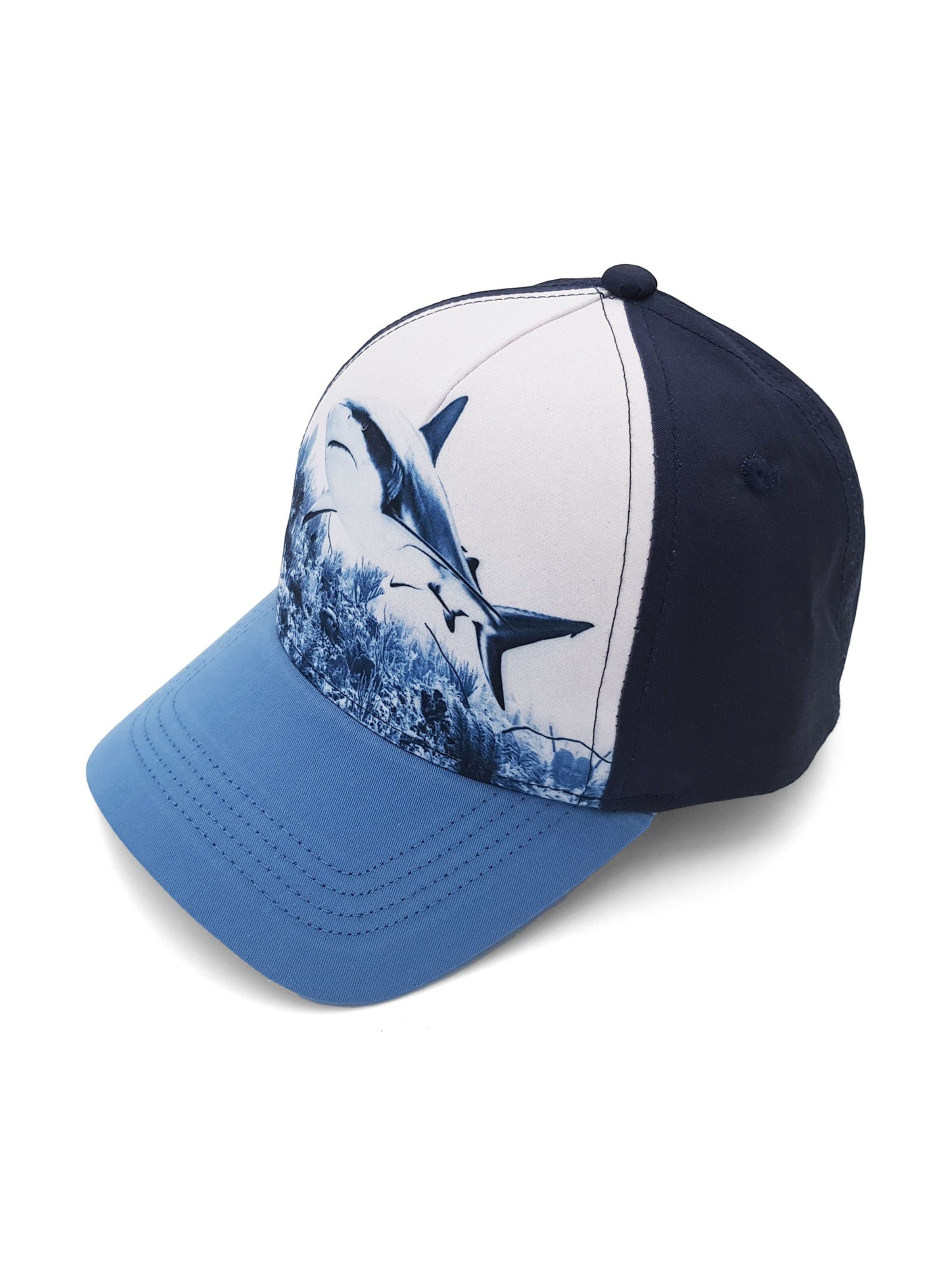 MAXIMO Hat 'KIDS BOY-Cap Hai Klettverschluß' in Blue: front