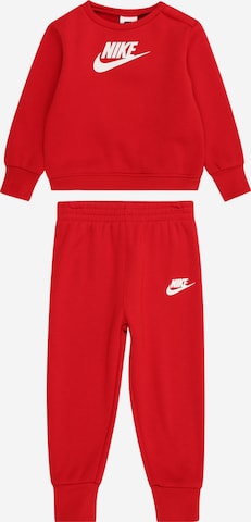 Nike Sportswear Träningsoverall i röd: framsida