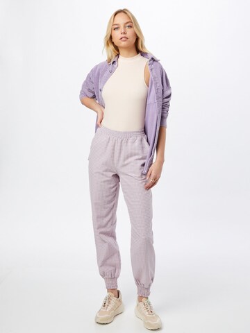 Moves Tapered Pants 'Siljas' in Purple