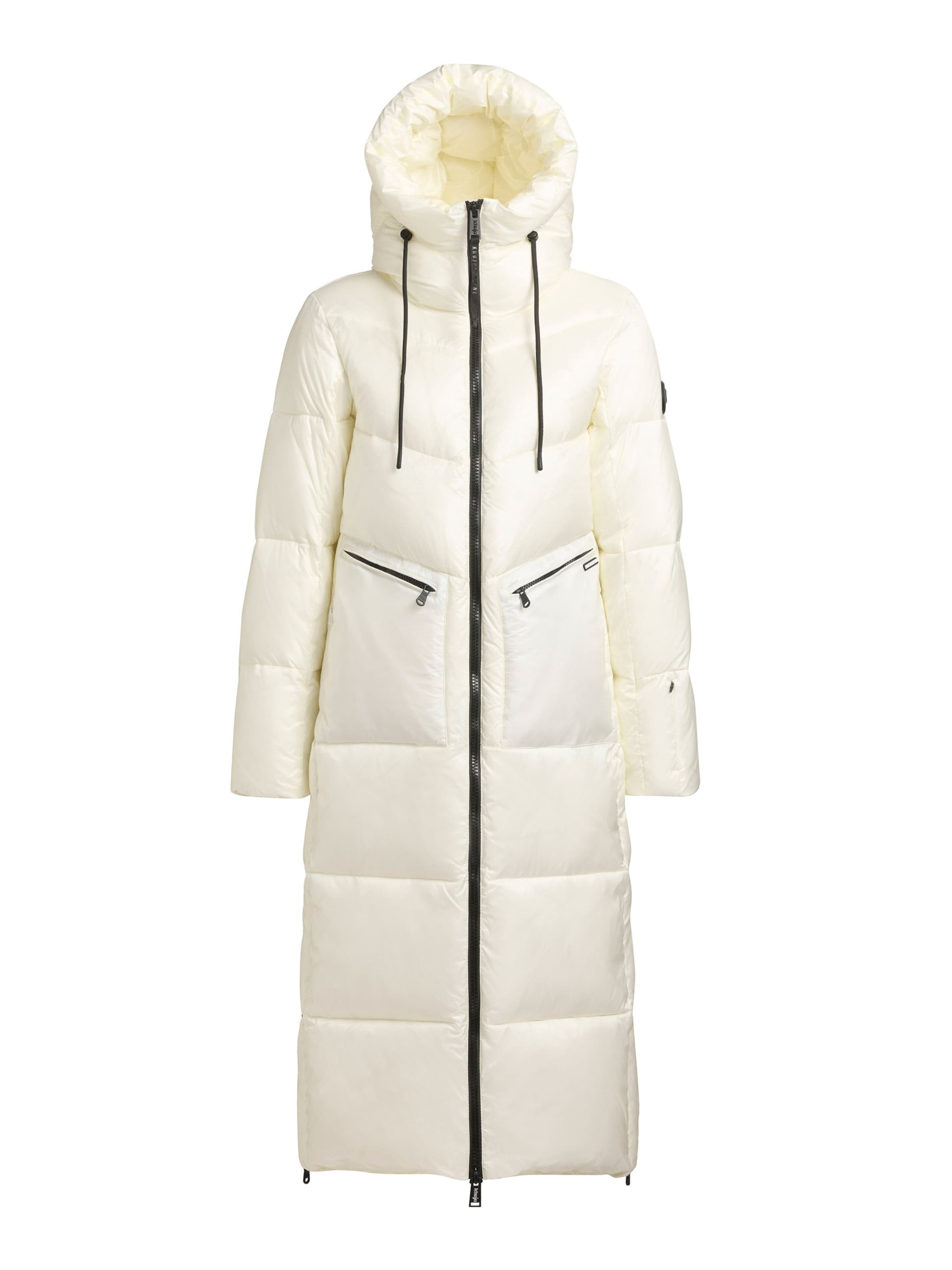 khujo Zimní kabát 'TONIA' – bílá: přední strana