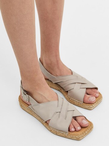 SELECTED FEMME Sandal 'Maja' in Grey: front