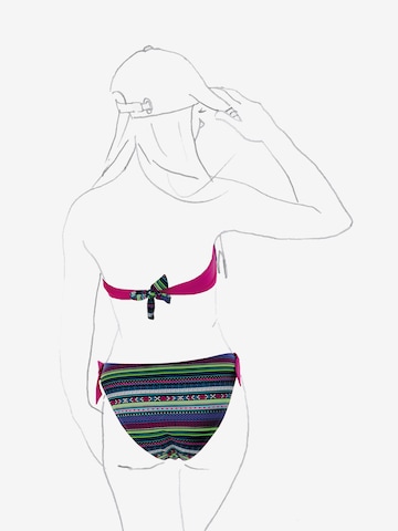 Bandeau Bikini petit amour en mélange de couleurs