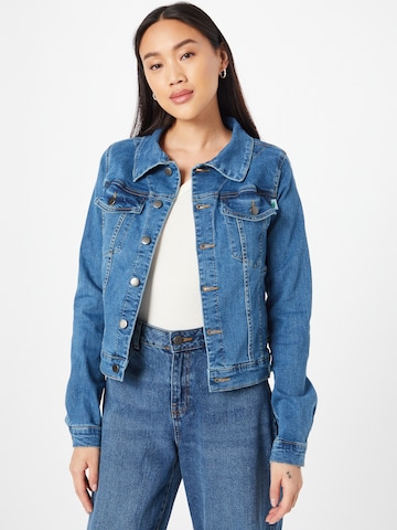 Urban Classics Between-Season Jacket in Blue: front