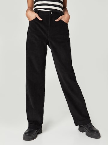 A LOT LESS Wide leg Jeans 'Eleonora' in Zwart